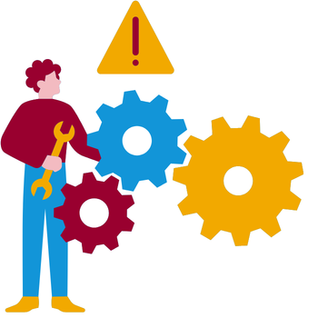 employee accessing documents through digital mail processing system